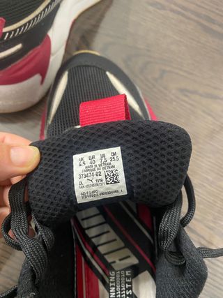 Scarpe Puma RS-X nere e rosa