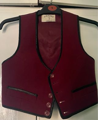 traje de flamenco echo a medida, color burdeos, xs