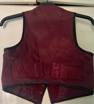 traje de flamenco echo a medida, color burdeos, xs