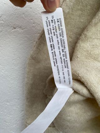 Jersey Stradivarius Punto Suave Beige Lazo