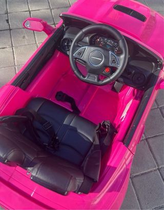 Coche eléctrico infantil rosa