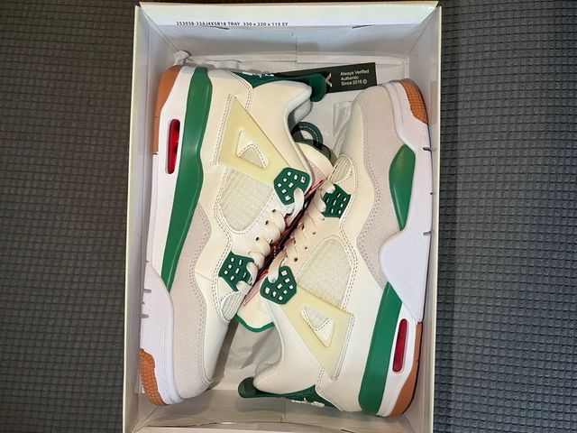 Nike Jordan 4 SB Verde Blanco