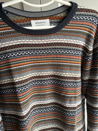 Jersey Springfield rayas multicolor talla M