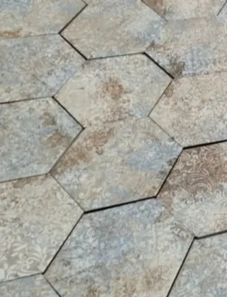 Azulejo Hexagonal Porcelánico Rectificado