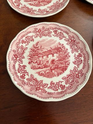 Set 7 Piatti Dolci Vintage Anni '70