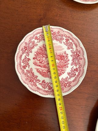 Set 7 Piatti Dolci Vintage Anni '70