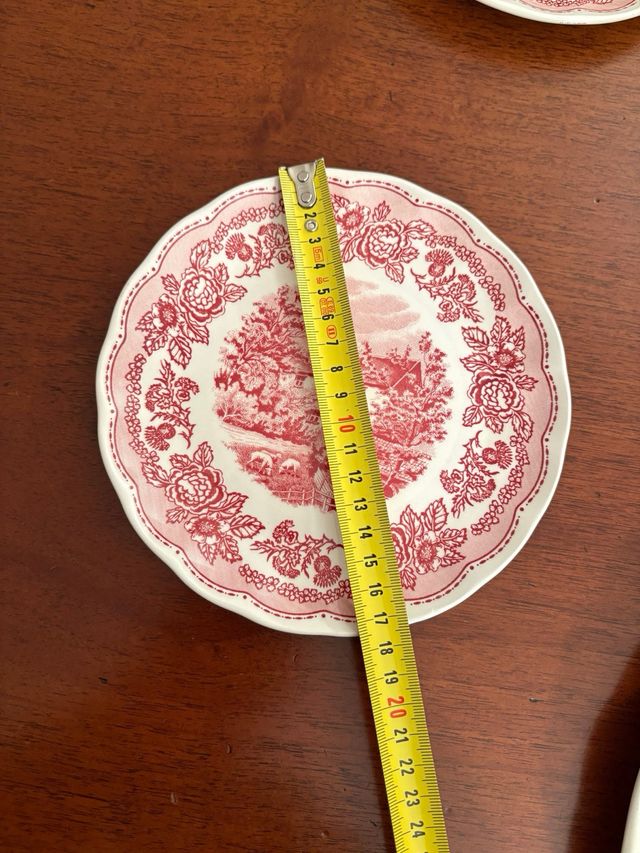 Set 7 Piatti Dolci Vintage Anni '70