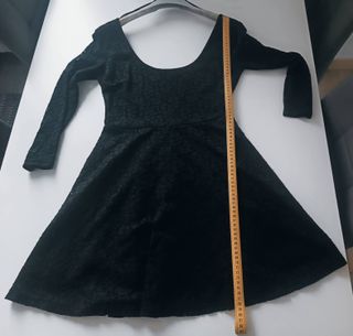 Mini vestito pizzo nero Forever 21 tg M
