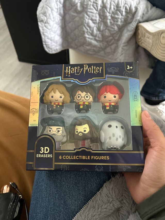 Figuras Harry Potter 3D Erasers 6 Coleccionables