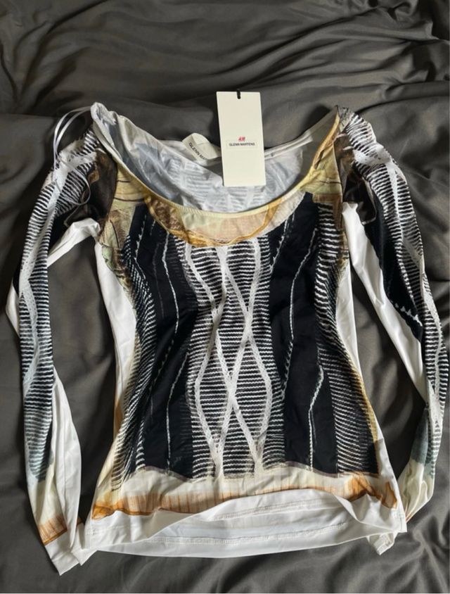 Top H&M x Glenn Martens Edición Limitada