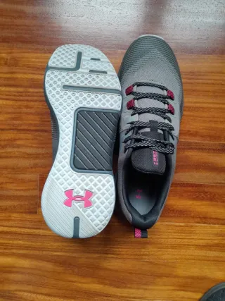 Zapatillas Under Armour Talla 41 Gris/Rosa