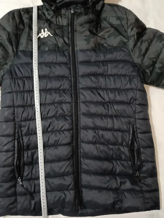 Chaqueta Kappa Talla S Negra y Gris