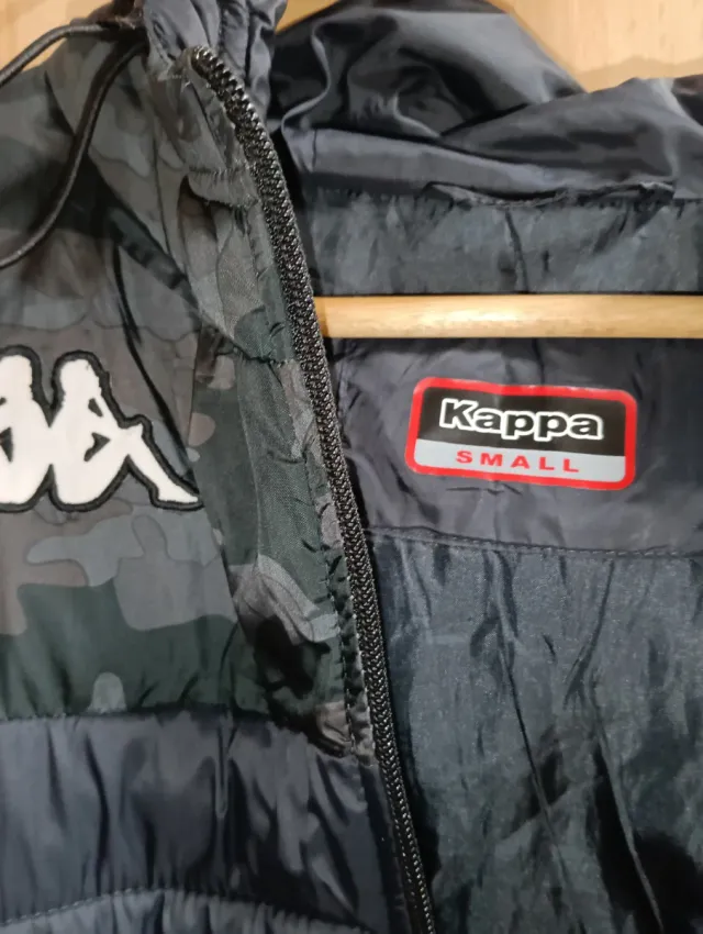 Chaqueta Kappa Talla S Negra y Gris