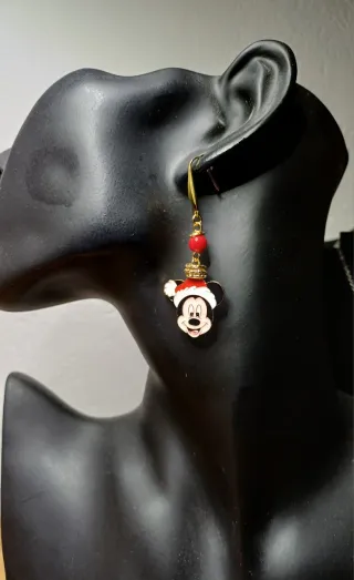 Orecchini Topolino e Minnie Natale