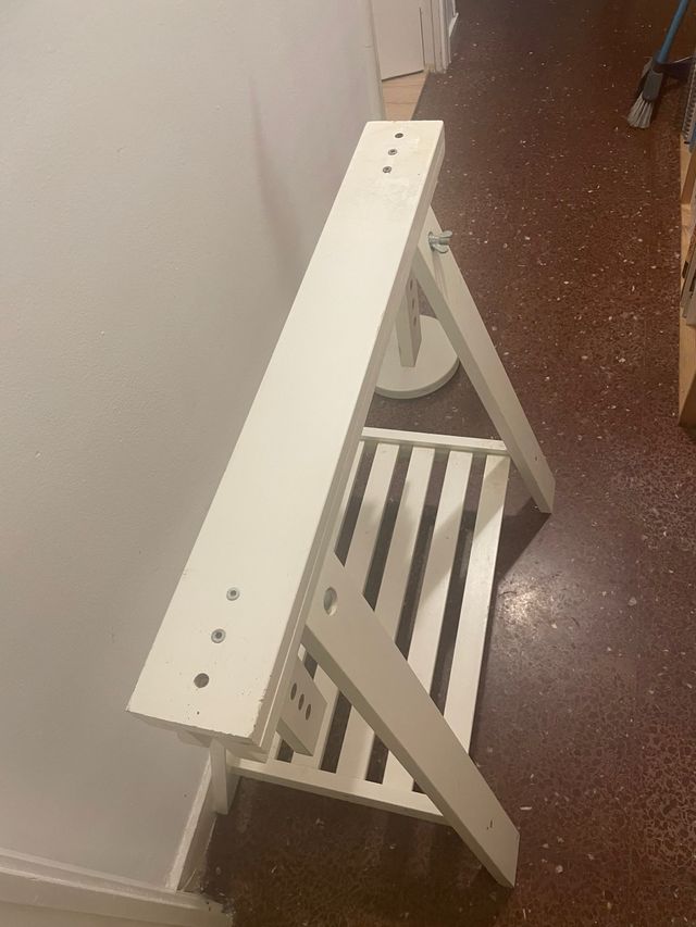 Caballito Ikea madera blanco
