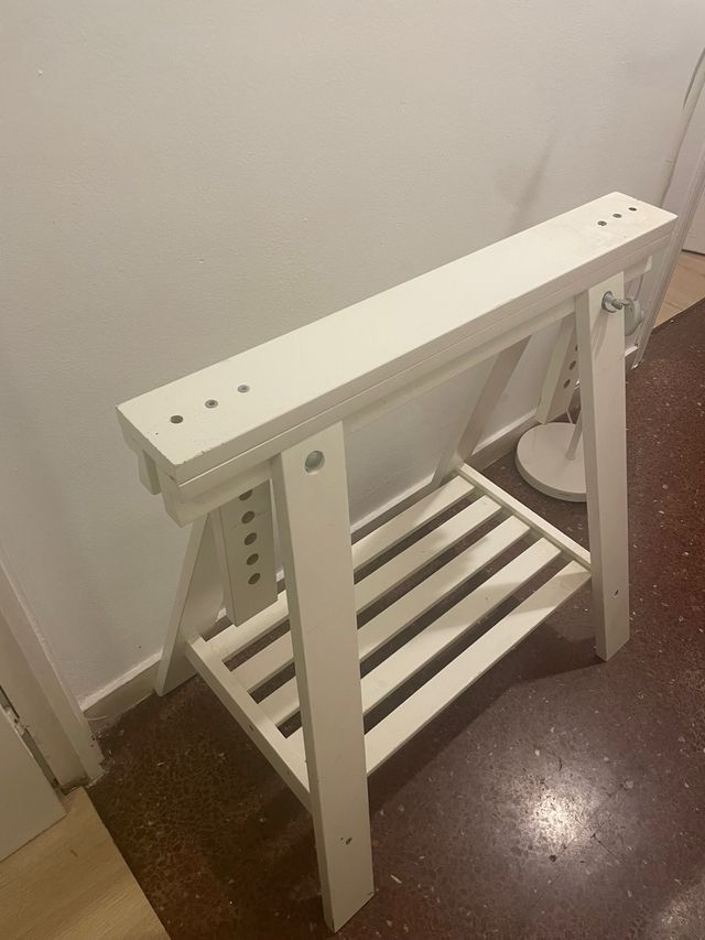 Caballito Ikea madera blanco
