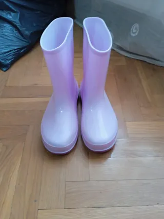 Botas de agua rosas talla