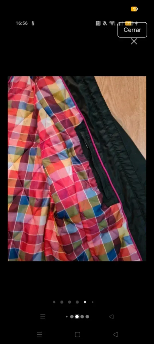 Chaquetón 3/4 Quechua Negro
(Unisex)