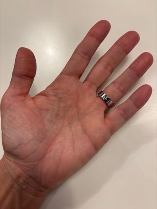 Anillo Cartier LOVE Oro Blanco Talla53/13 Española