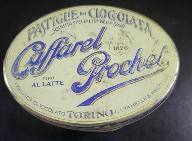 Scatola Latta Vintage Caffarel Prochet Torino