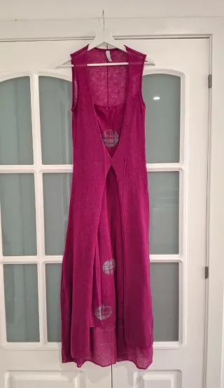 Vestido fucsia Ingrid Munt talla única