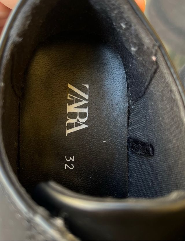 Zapatos Zara Niños Negro
