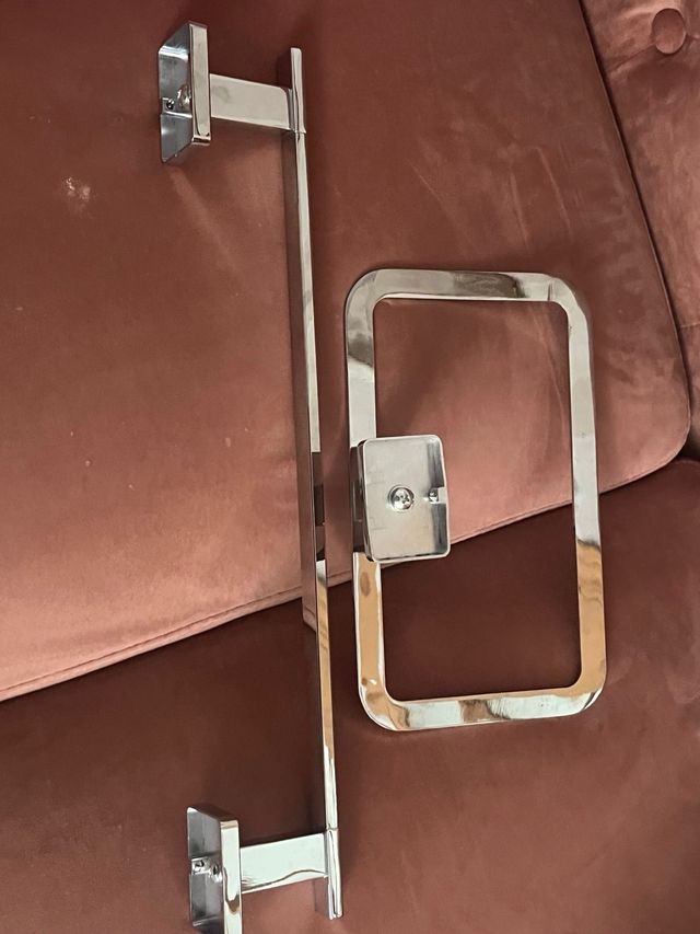 Juego de toalleros acero inoxidable