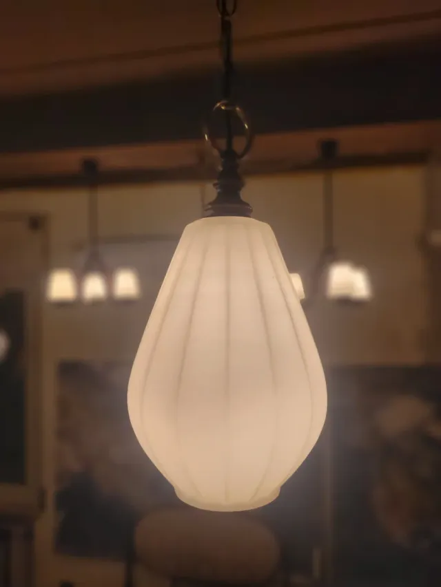 Lampada sospensione Targetti Sankey anni '60