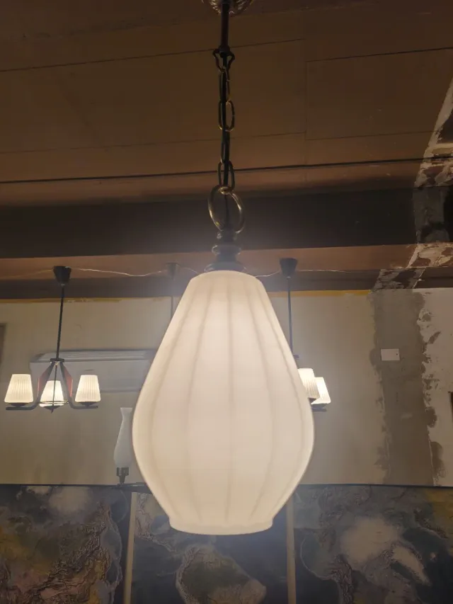 Lampada sospensione Targetti Sankey anni '60