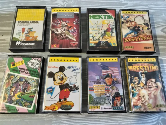 Lote 8 Juegos Commodore 64