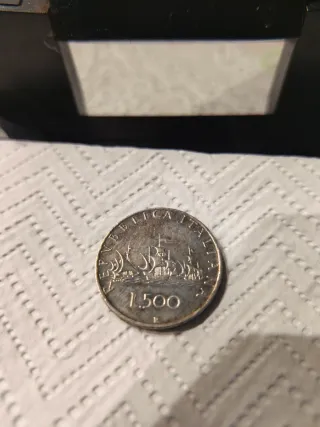 Moneta 500 Lire Repubblica Italiana