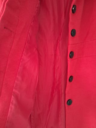 Abrigo de mujer rojo