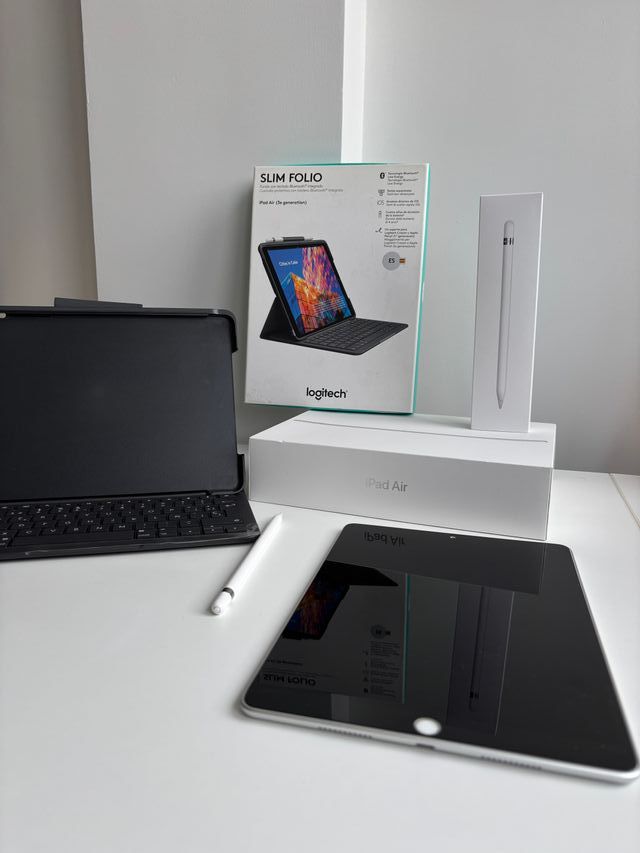 iPad Air 3ª Gen. + pencil + slim folio