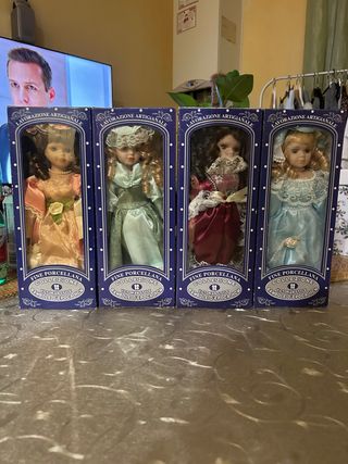 4 Bambole Porcellana Collezione 4 su 12