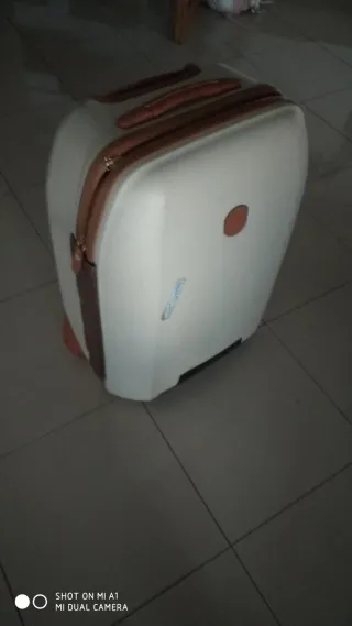 Valigia Bric's bianca e marrone