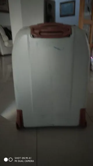 Valigia Bric's bianca e marrone