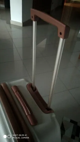 Valigia Bric's bianca e marrone