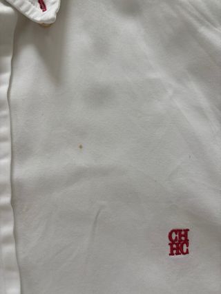 Camisa Carolina Herrera Blanca Hombre