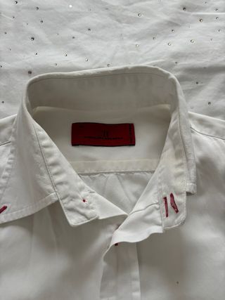 Camisa Carolina Herrera Blanca Hombre