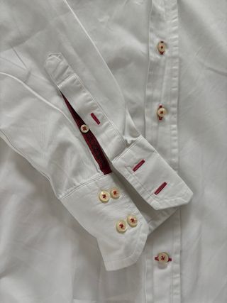 Camisa Carolina Herrera Blanca Hombre