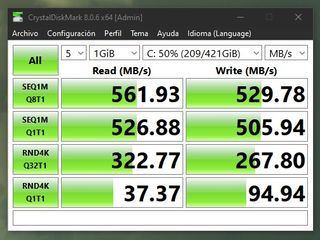 Samsung SSD 860 EVO de 500GB.