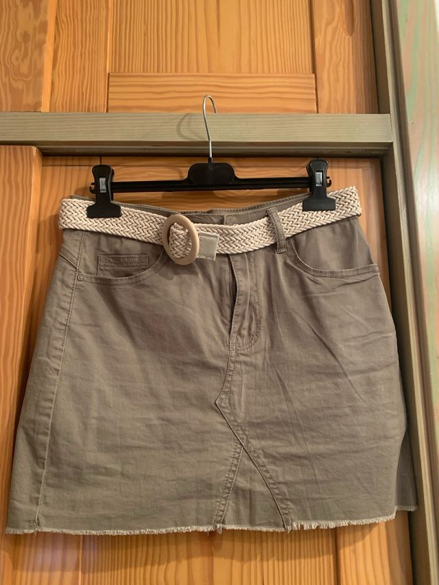 Falda Mini Verde Talla M