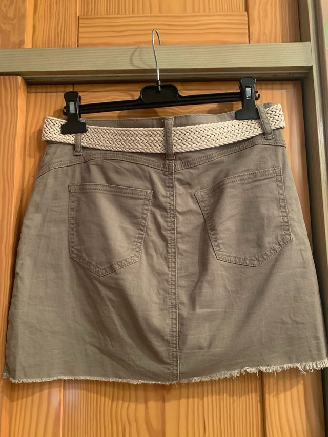 Falda Mini Verde Talla M