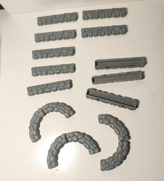 STS 4x4 Scalextric Bordes: 10 rectas + 6 curvas.