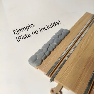 STS 4x4 Scalextric Bordes: 10 rectas + 6 curvas.