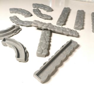 STS 4x4 Scalextric Bordes: 10 rectas + 6 curvas.