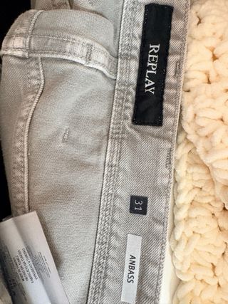 Pantalón vaquero gris Replay