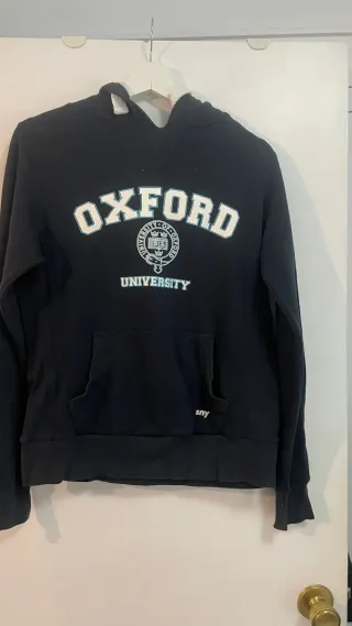Sudadera Oxford Talla L Negra
