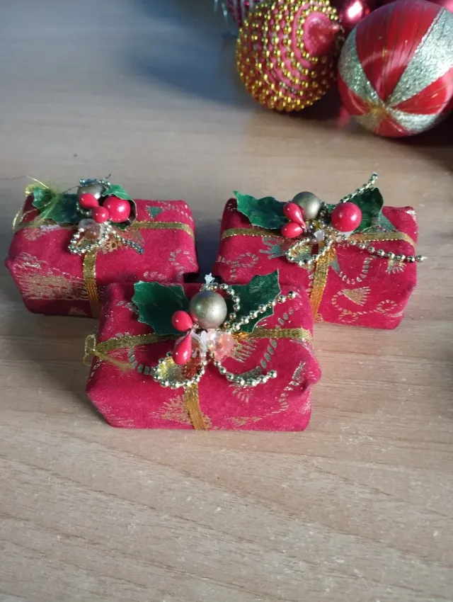 Lote Decoración Navidad - Rojo