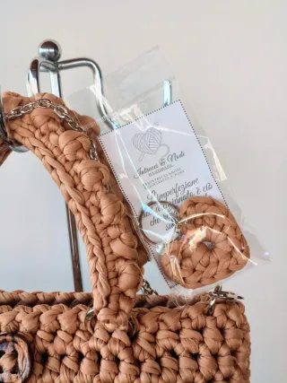 Borsa Teddy Beige/Marrone